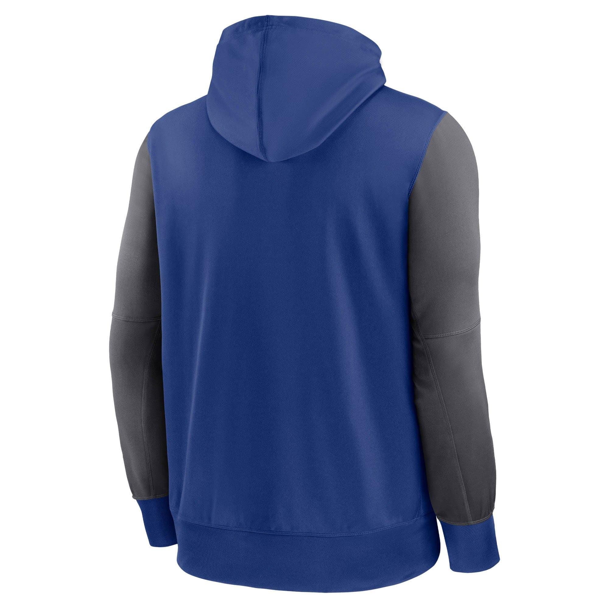 Nike Jumpers New York Giants Nike NFL Mascot Full Zip Performance Hoodie Jumper - Blue