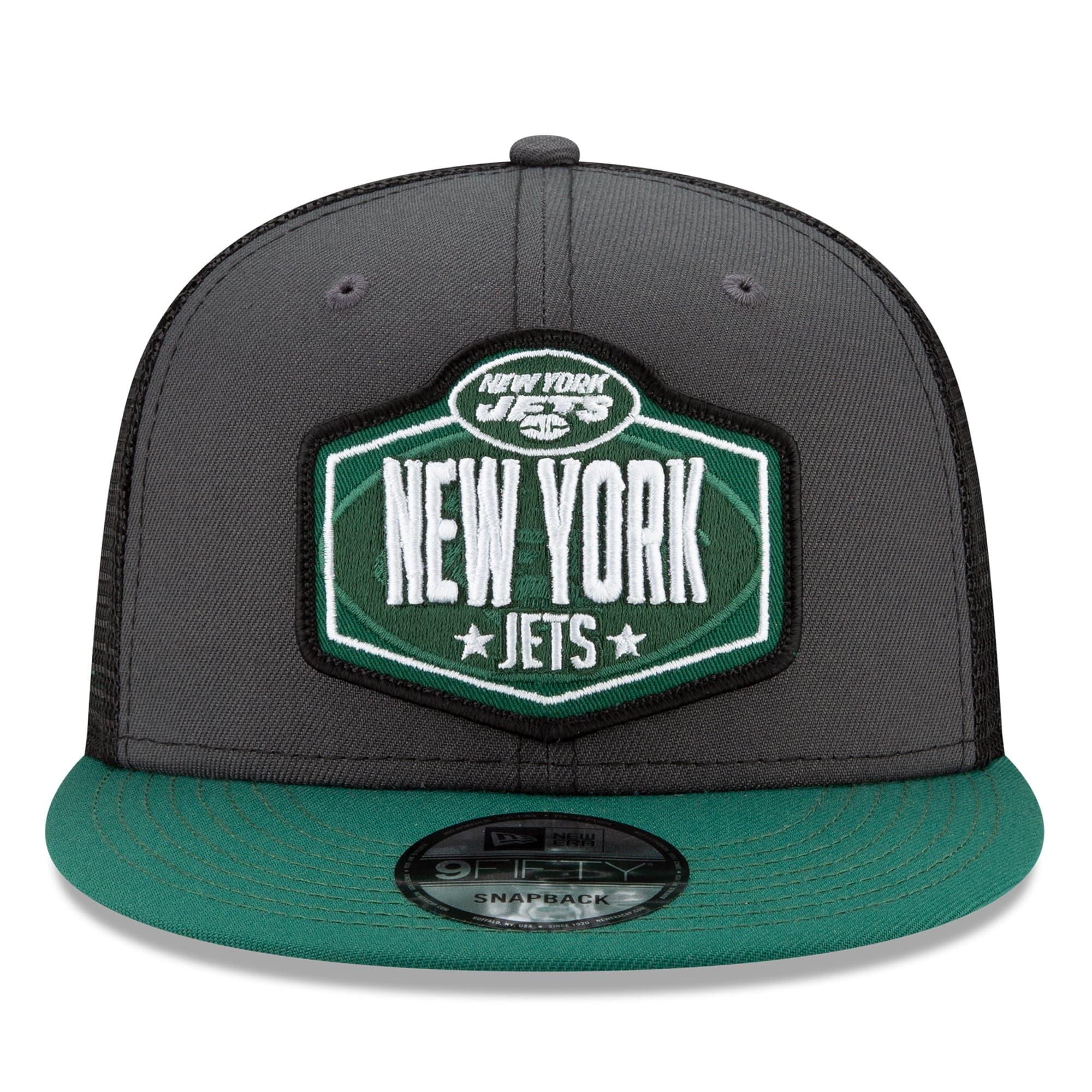 New Era Caps New York Jets New Era 2021 NFL Draft 9FIFTY Snapback Hat - Graphite