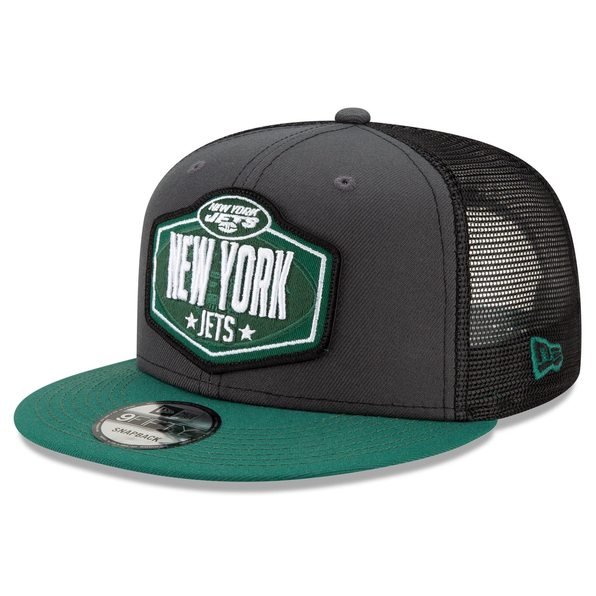 New Era Caps New York Jets New Era 2021 NFL Draft 9FIFTY Snapback Hat - Graphite