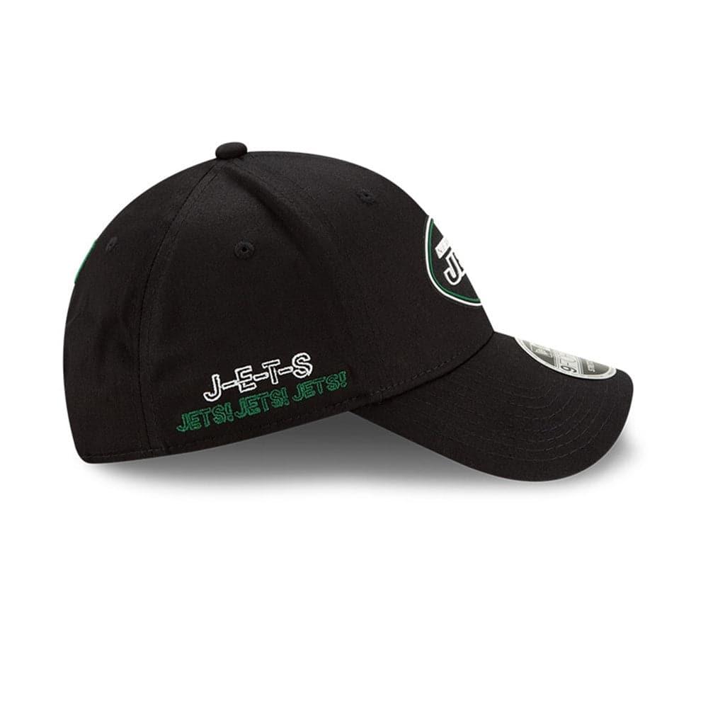 New Era Caps New York Jets New Era NFL 2020 Draft 9FORTY Stretch Snapback Curve Hat - Black