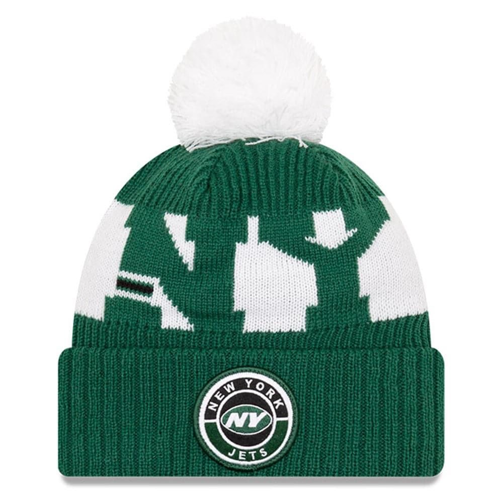 New Era Beanies New York Jets New Era NFL 2020 Team Colour Sideline Knit Beanie