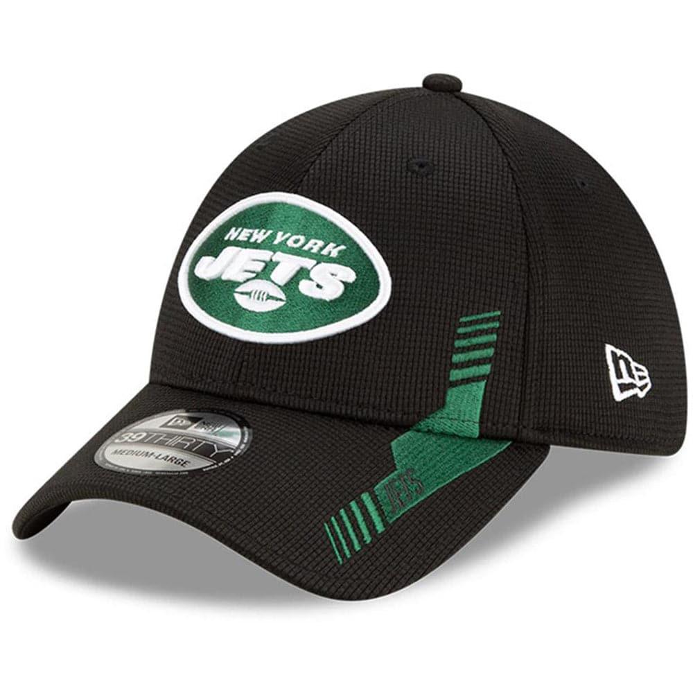 New Era Caps New York Jets New Era NFL 2021 Sideline Home 39THIRTY Flex Fit Hat - Black