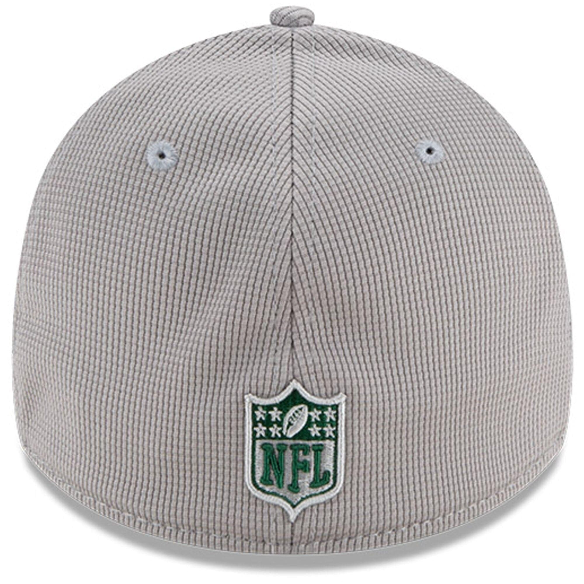 New Era Caps New York Jets New Era NFL 2021 Sideline Home 39THIRTY Flex Fit Hat - Grey