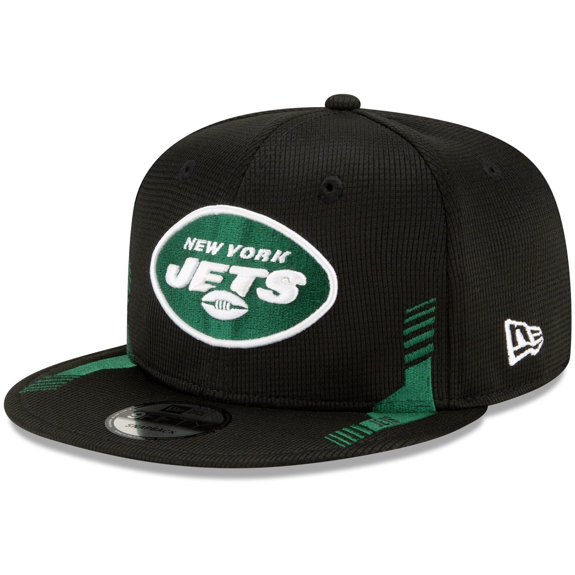 New Era Caps New York Jets New Era NFL 2021 Sideline Home 9FIFTY Snapback Hat - Black
