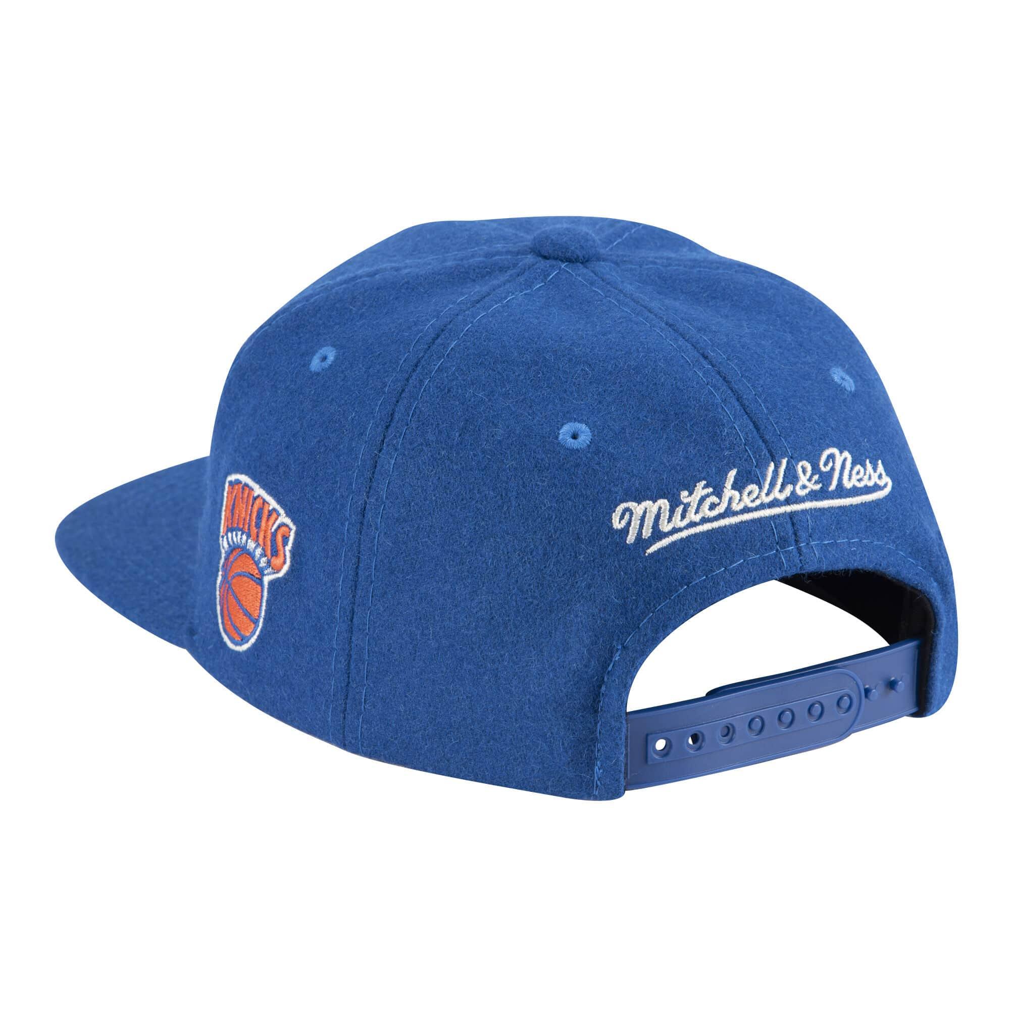 Mitchell And Ness Caps New York Knicks Mitchell & Ness NBA Classic 7 Deadstock Snapback Hat - Blue