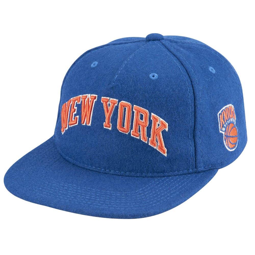 Mitchell And Ness Caps New York Knicks Mitchell & Ness NBA Classic 7 Deadstock Snapback Hat - Blue