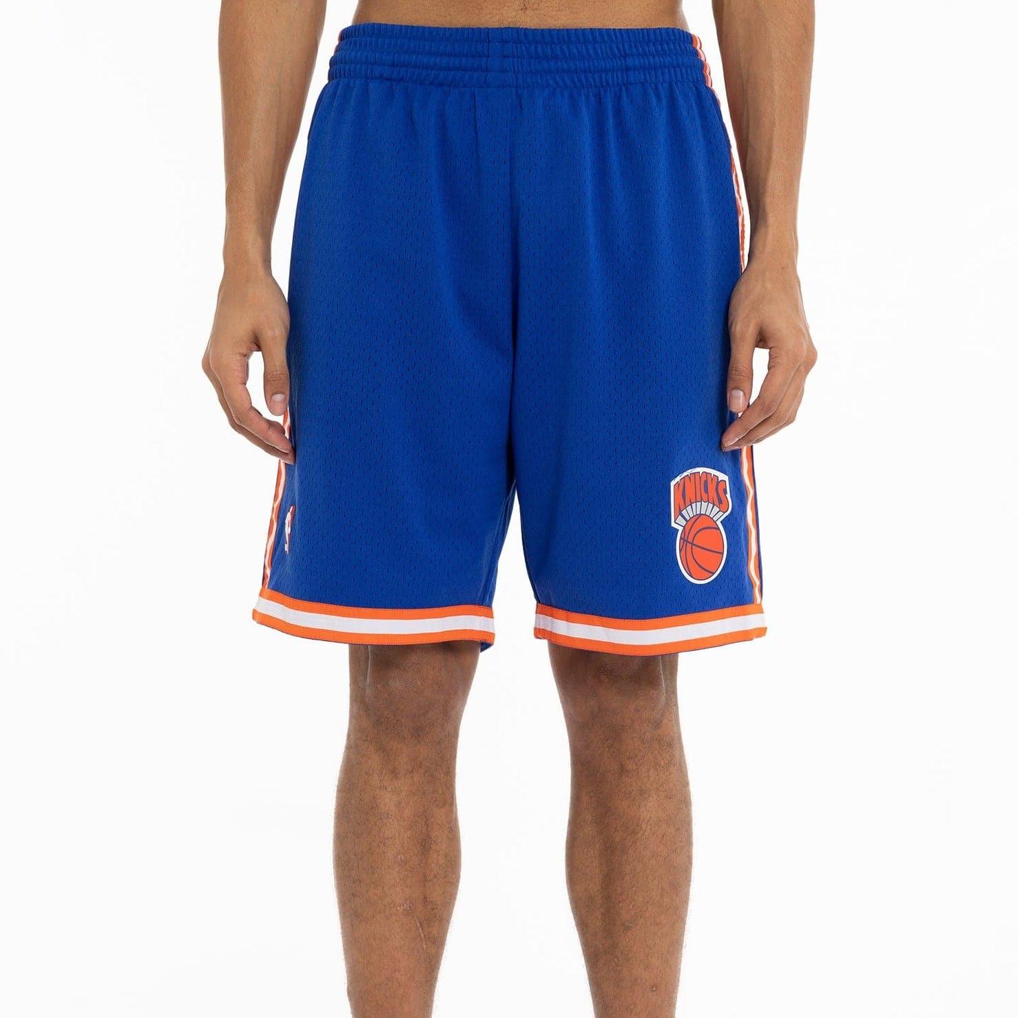 Mitchell And Ness Shorts New York Knicks Mitchell & Ness NBA Swingman Shorts 91-92 - Blue