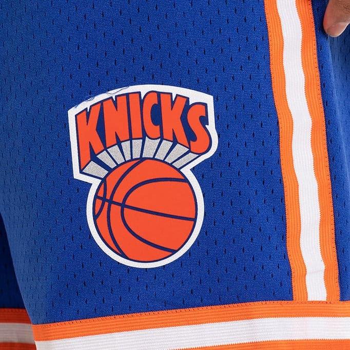 Mitchell And Ness Shorts New York Knicks Mitchell & Ness NBA Swingman Shorts 91-92 - Blue