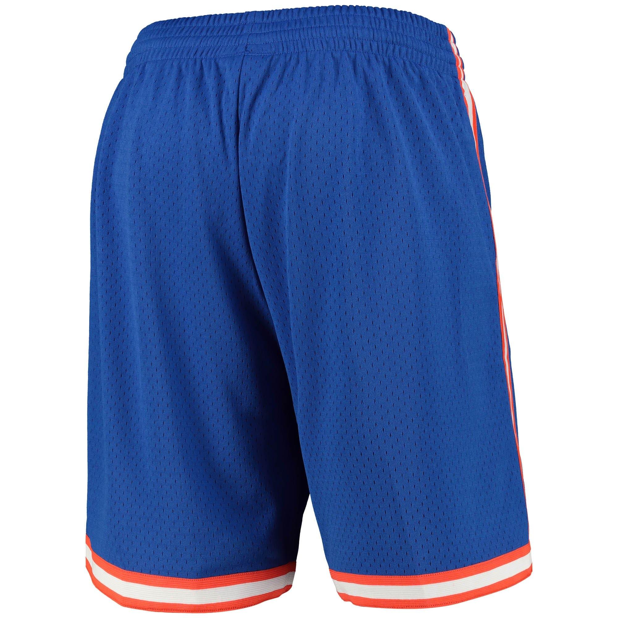 Mitchell And Ness Shorts New York Knicks Mitchell & Ness NBA Swingman Shorts 91-92 - Blue
