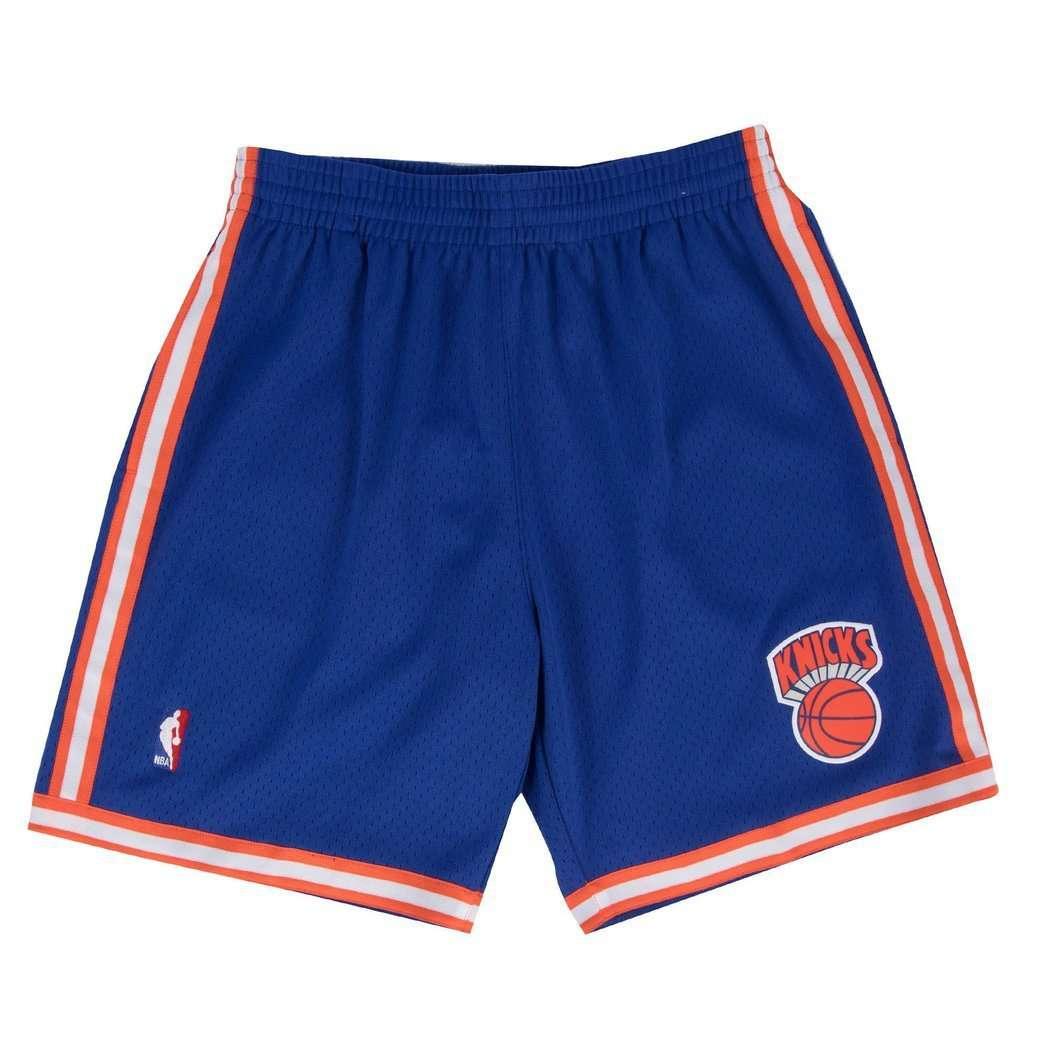 Mitchell And Ness Shorts New York Knicks Mitchell & Ness NBA Swingman Shorts - Blue