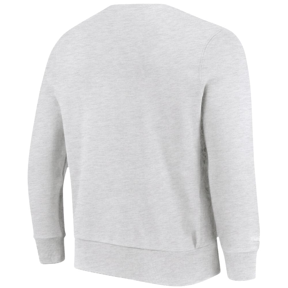 Mitchell And Ness Jumpers New York Knicks Mitchell & Ness NBA Wordmark Vintage Crew Jumper - White Marle