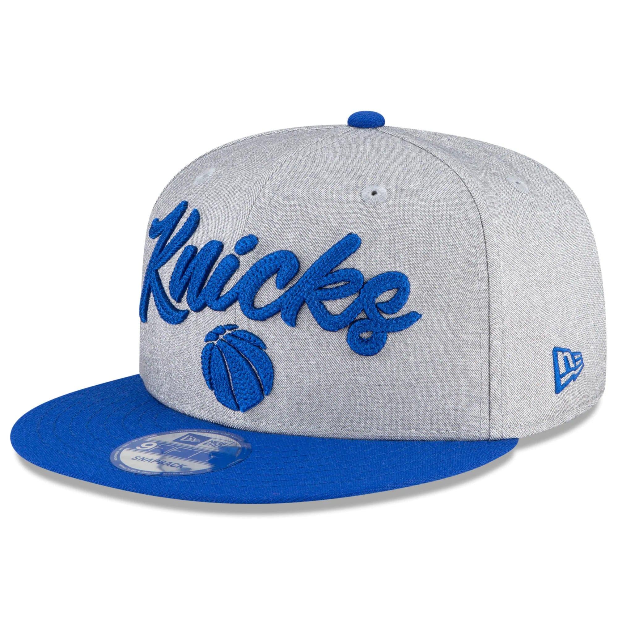 New Era Caps New York Knicks New Era 2020 NBA Draft 9FIFTY Snapback Hat - Heather Grey
