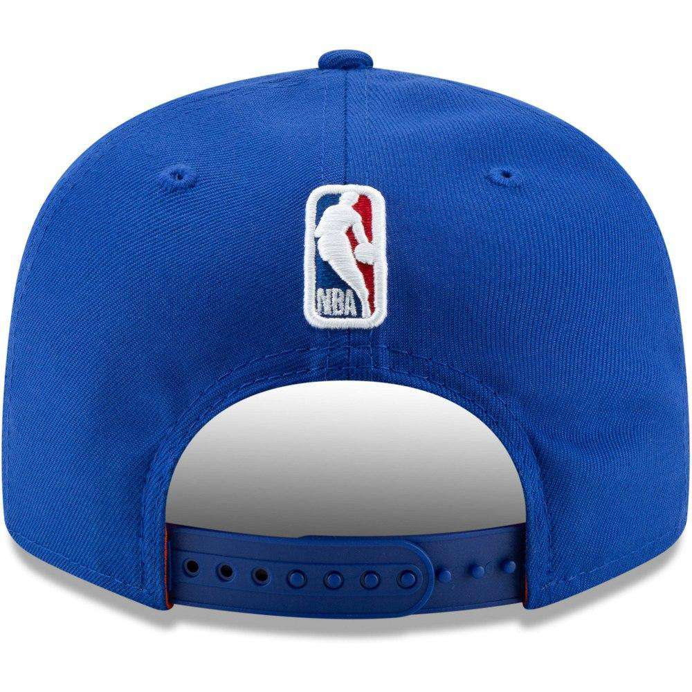 New Era Caps New York Knicks New Era NBA 2019 Back Half 9FIFTY Snapback Hat – Blue