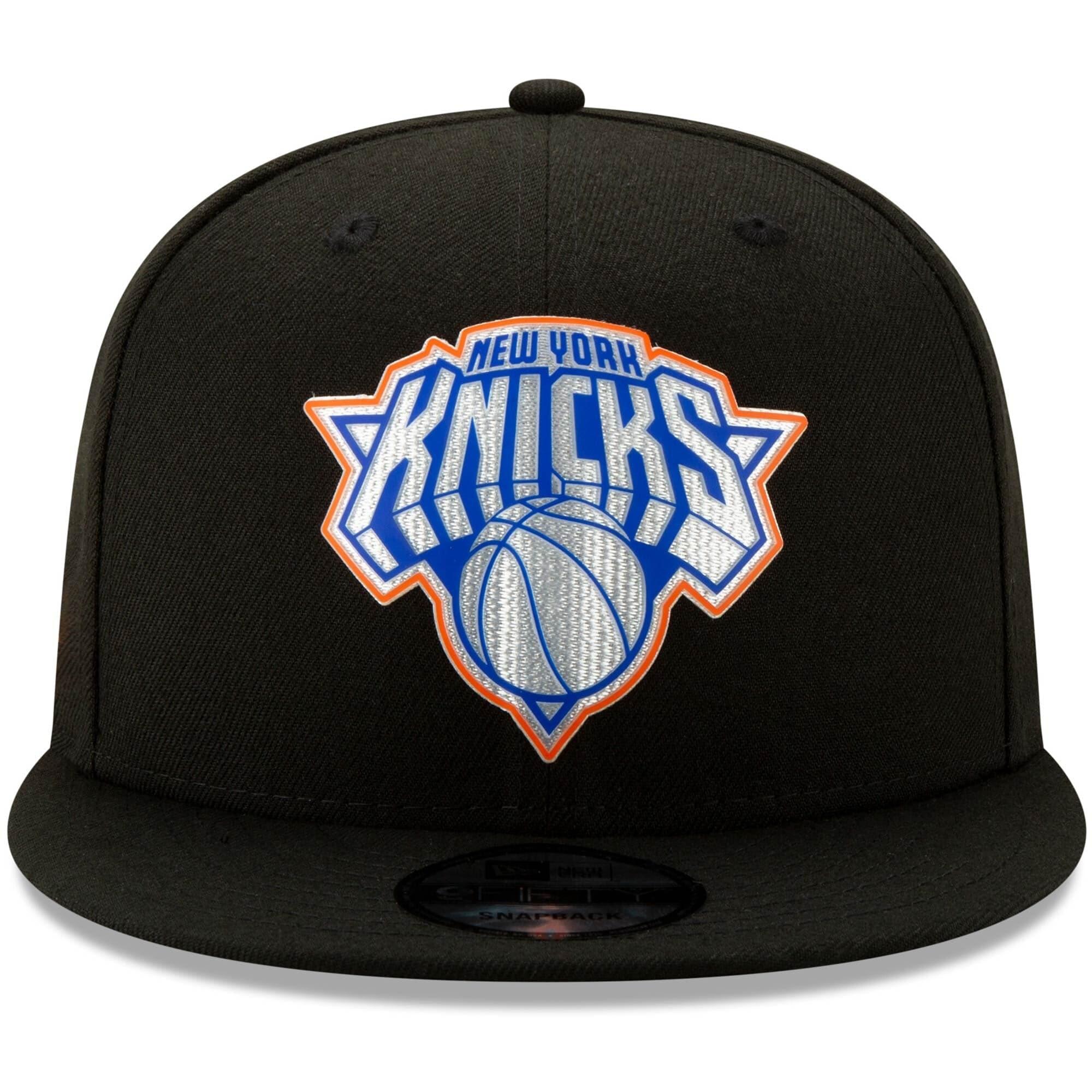 New Era Caps New York Knicks New Era NBA 2020 Back Half 9FIFTY Snapback Hat - Black