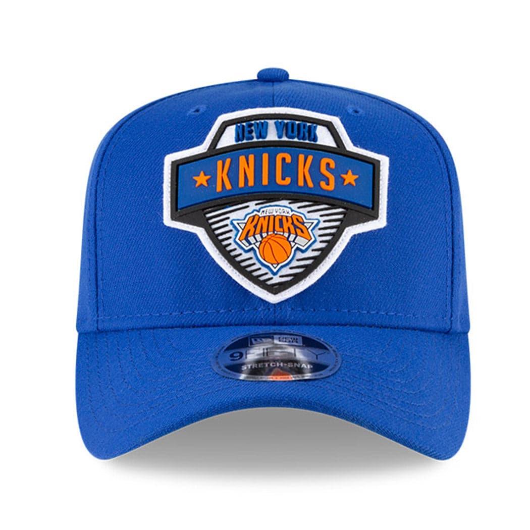New Era Caps New York Knicks New Era NBA 2020 Tip-Off 9FIFTY Stretch-Snap Curve Hat - Blue