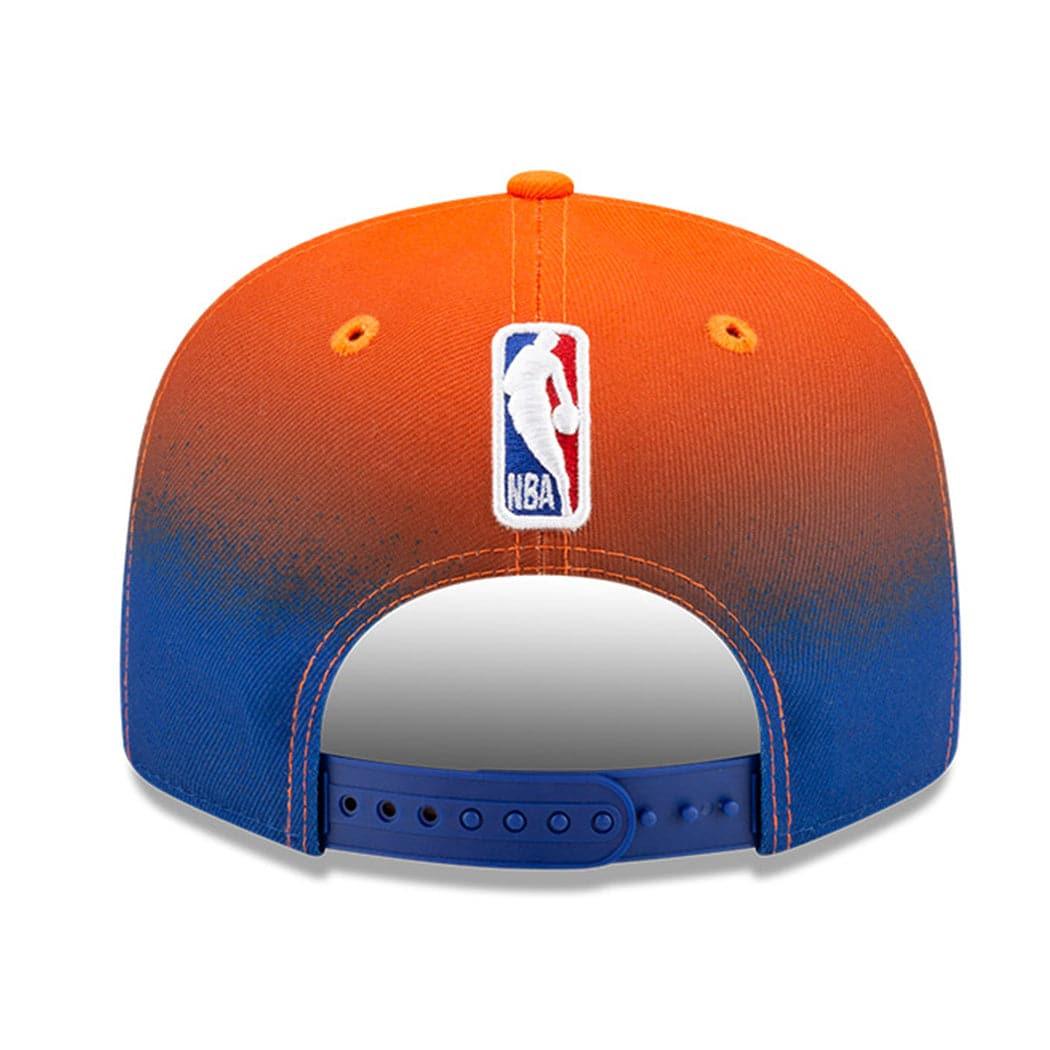 New Era Caps New York Knicks New Era NBA 2021 Back Half 9FIFTY Snapback Hat - Orange