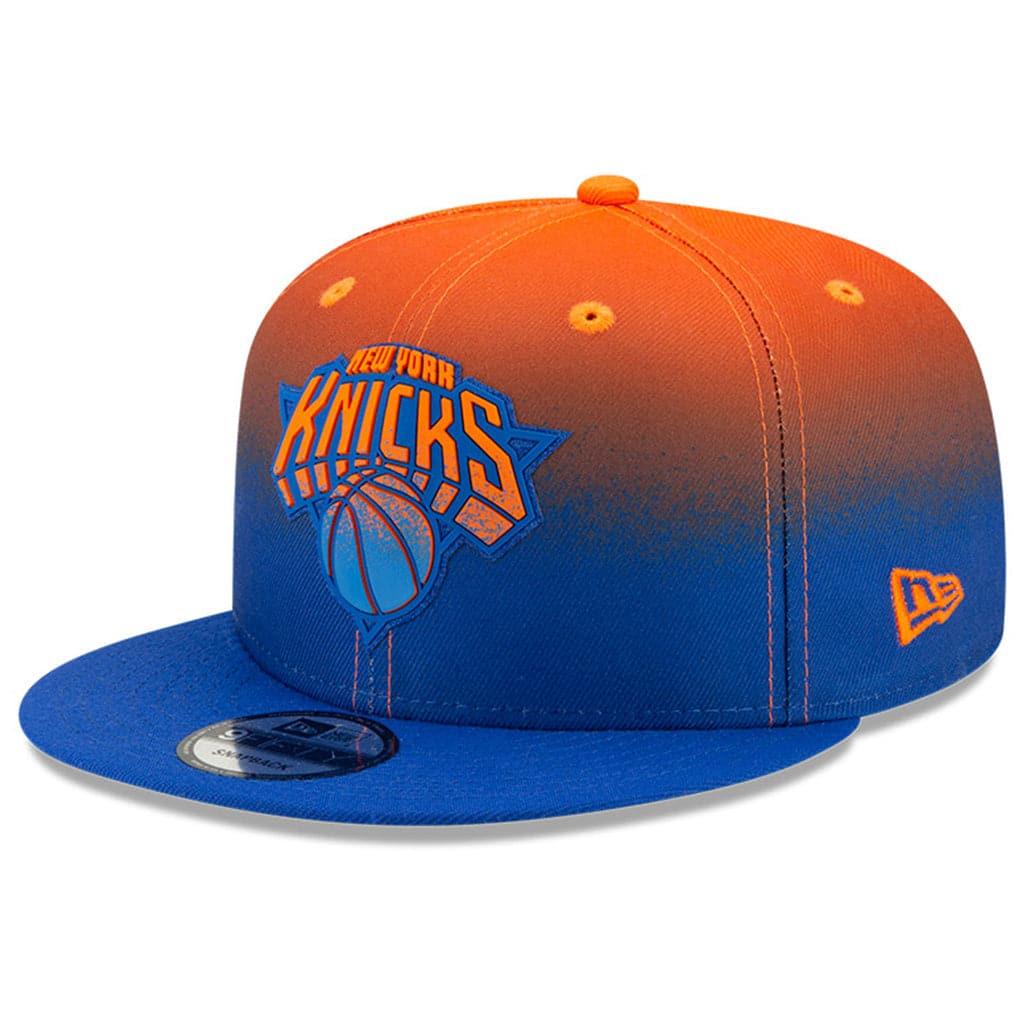 New Era Caps New York Knicks New Era NBA 2021 Back Half 9FIFTY Snapback Hat - Orange