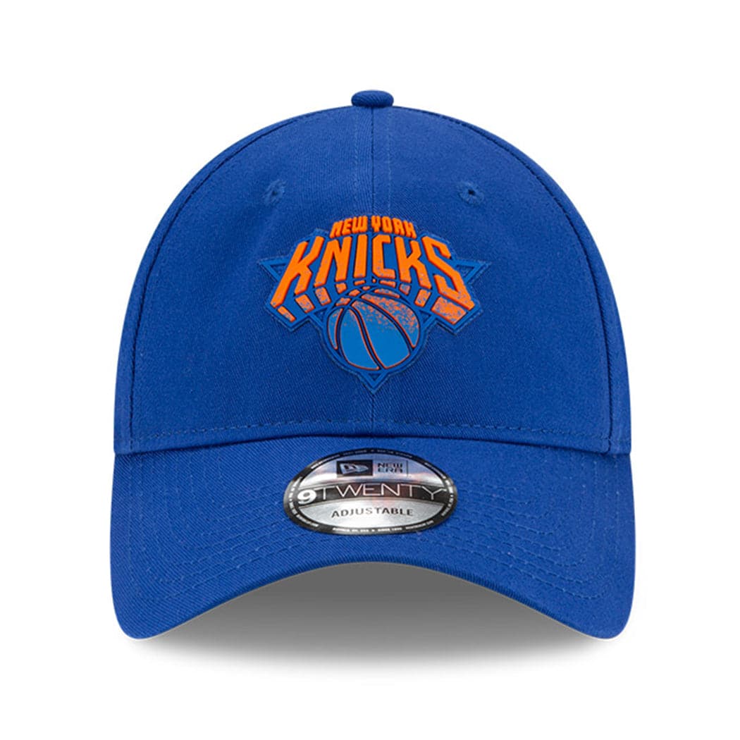 New Era Caps New York Knicks New Era NBA 2021 Back Half 9TWENTY Curved Hat - Blue