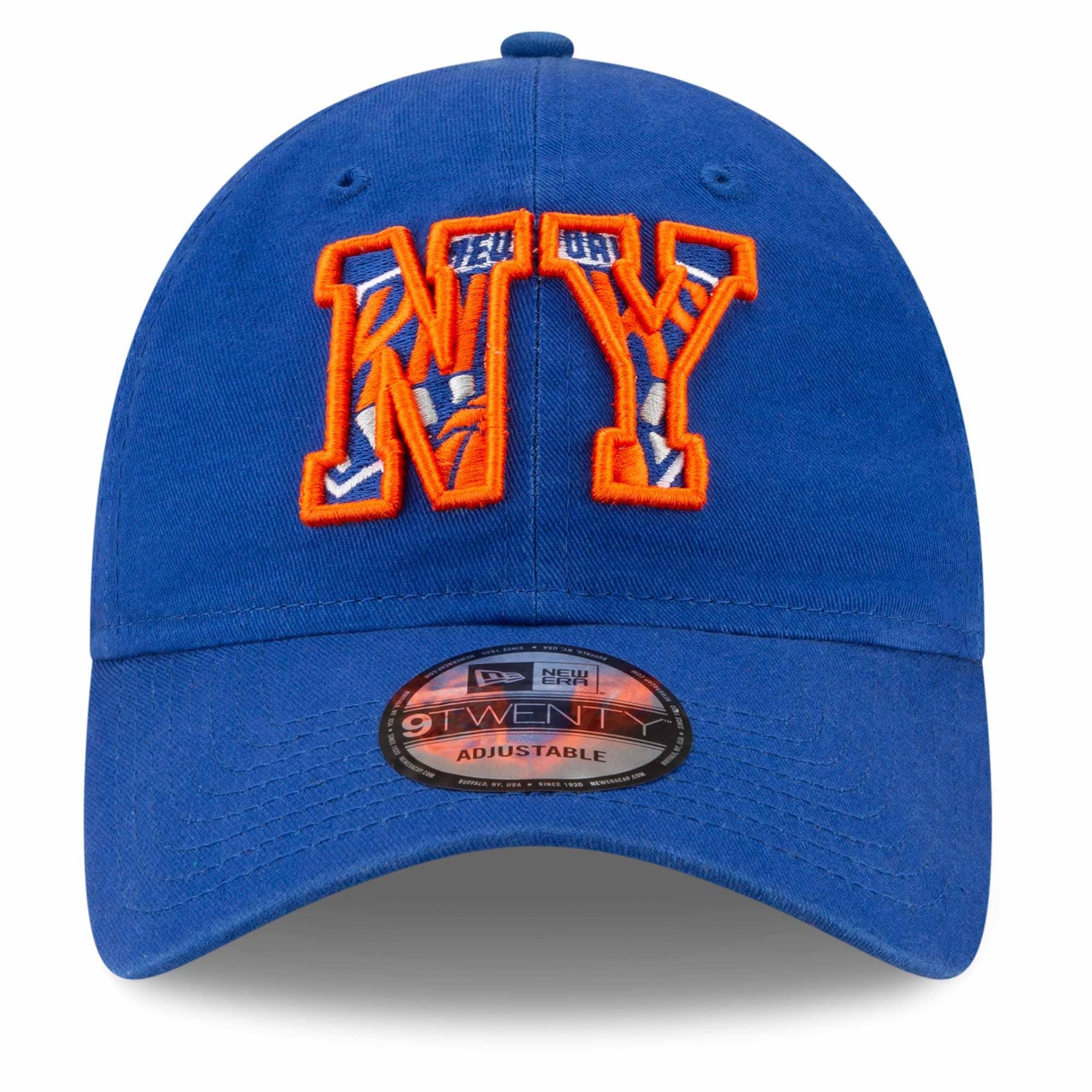 New Era Caps New York Knicks New Era NBA 2021 Draft 9TWENTY Strapback Hat - Blue