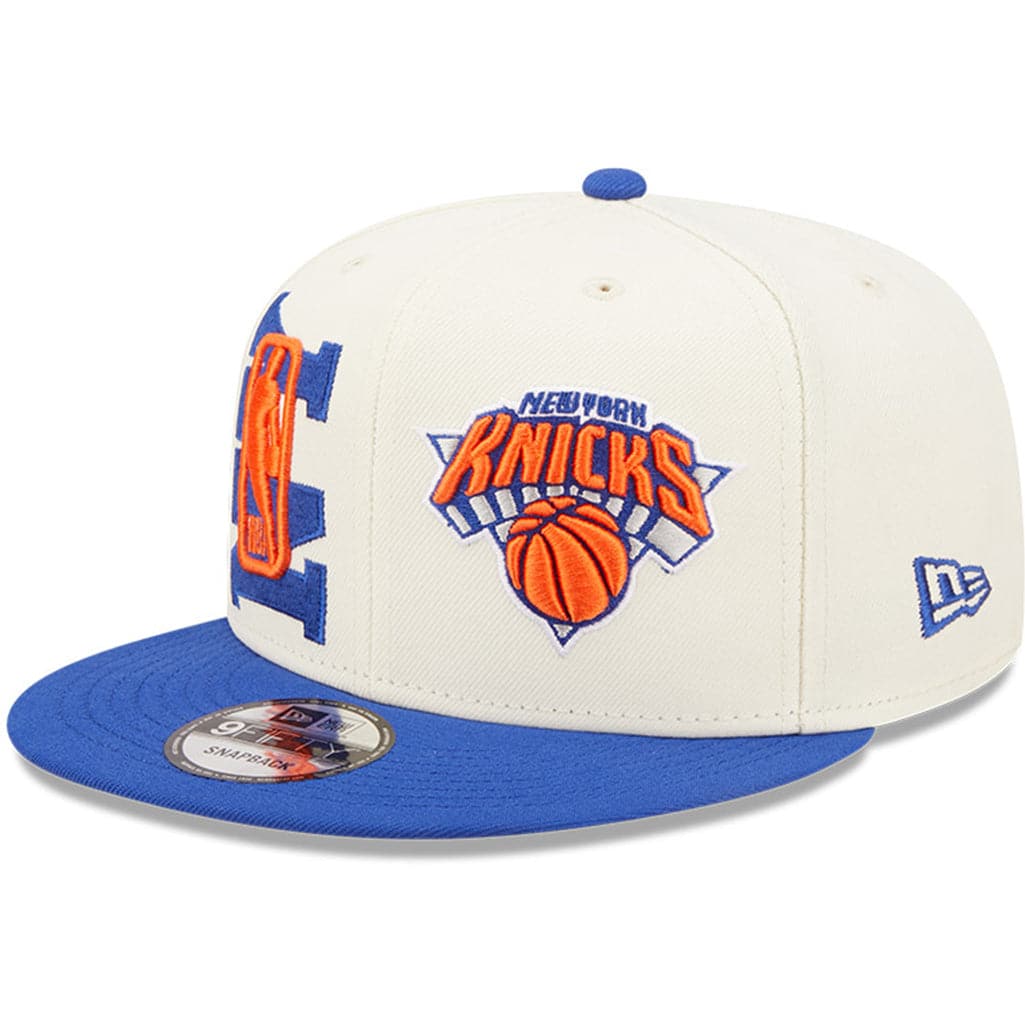 New Era Caps New York Knicks New Era NBA 2022 Draft 9FIFTY Snapback Hat - Cream