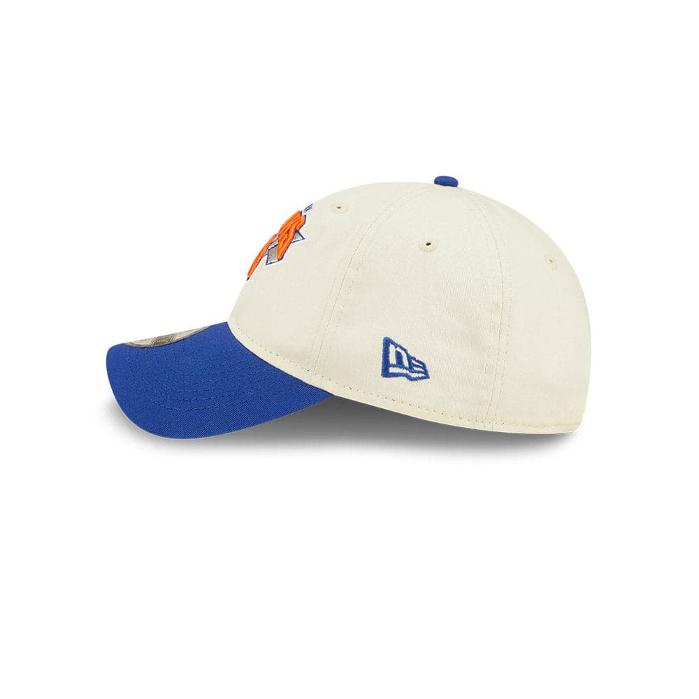 New Era Caps New York Knicks New Era NBA 2022 Draft 9TWENTY Strapback Hat - Cream
