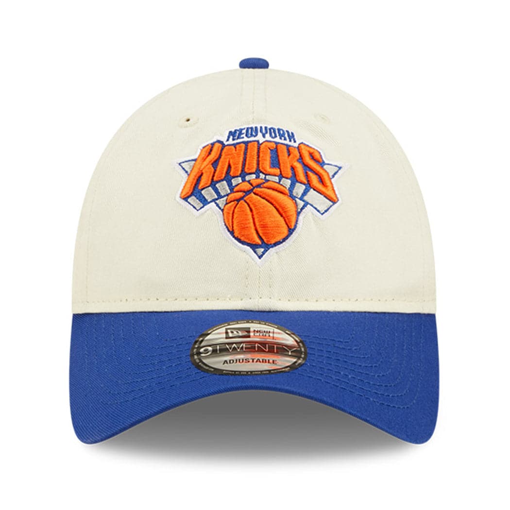 New Era Caps New York Knicks New Era NBA 2022 Draft 9TWENTY Strapback Hat - Cream