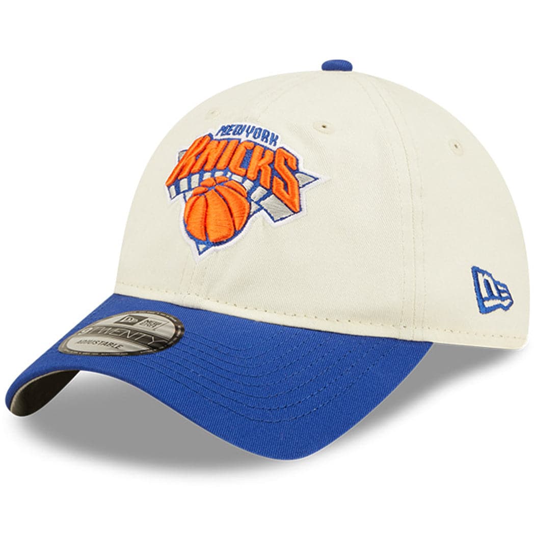 New Era Caps New York Knicks New Era NBA 2022 Draft 9TWENTY Strapback Hat - Cream