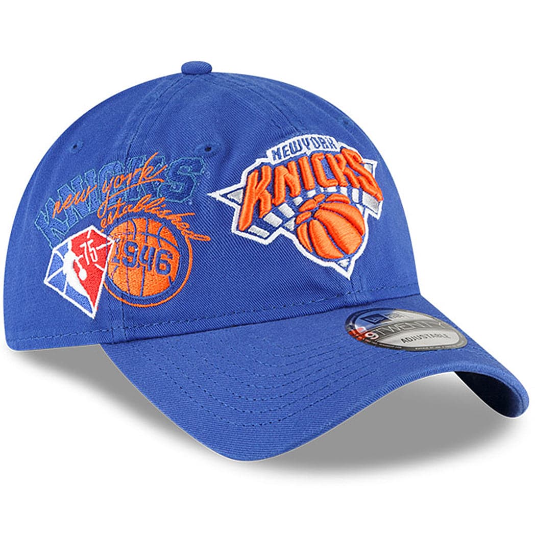 New Era Caps New York Knicks New Era NBA 21-22 Back Half 9TWENTY Hat - Blue