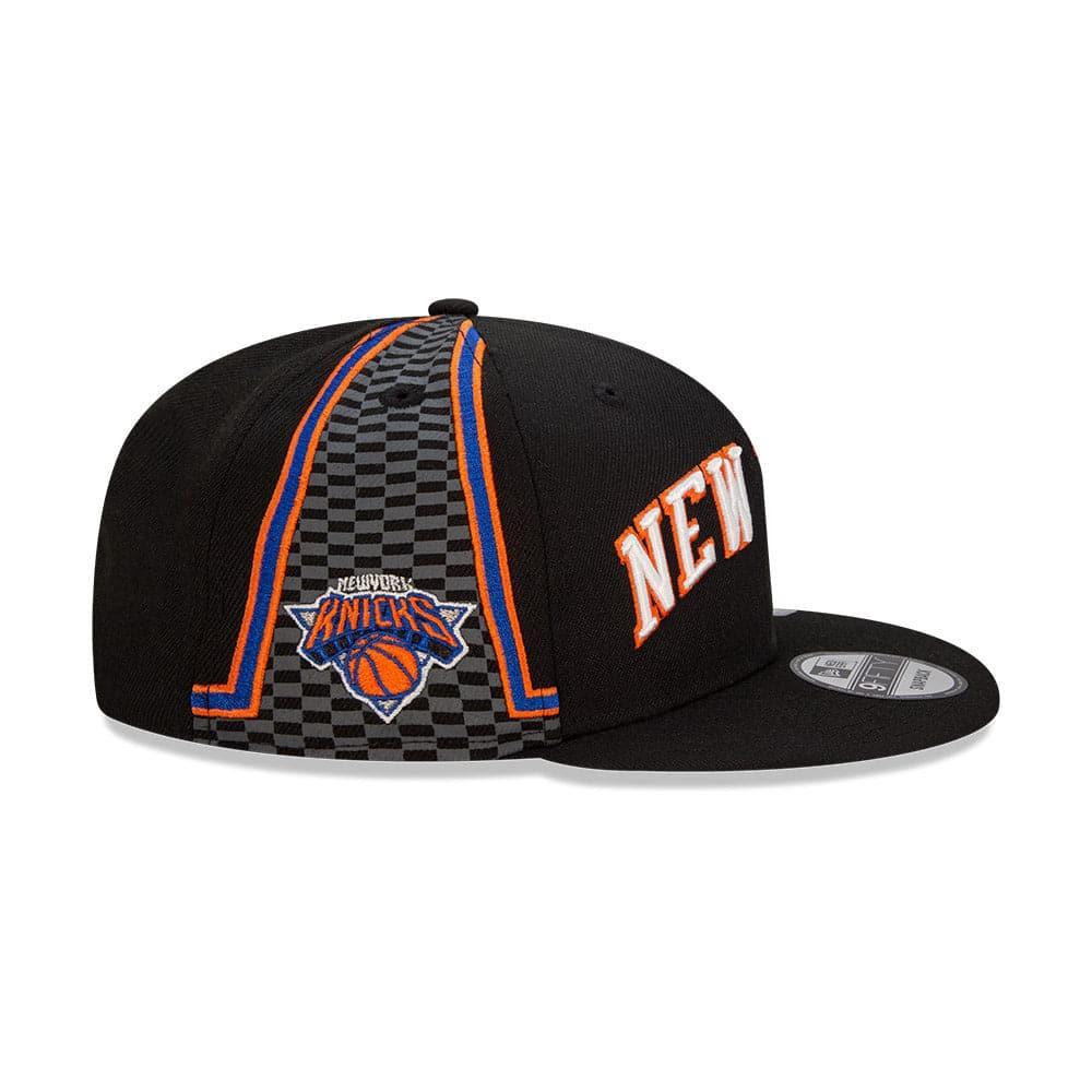New Era Caps New York Knicks New Era NBA 21-22 City Edition 9FIFTY Snapback Hat - Black