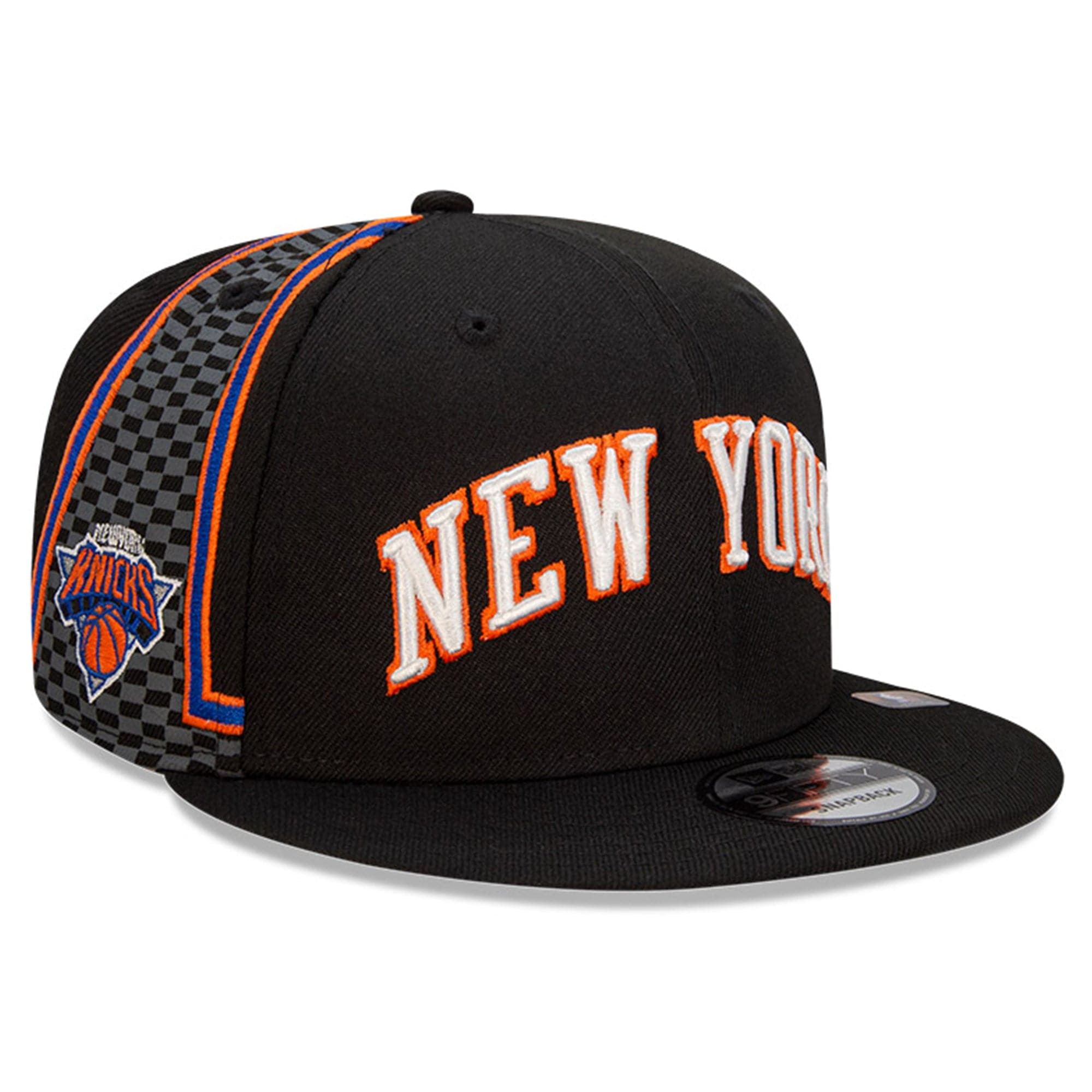 New Era Caps New York Knicks New Era NBA 21-22 City Edition 9FIFTY Snapback Hat - Black