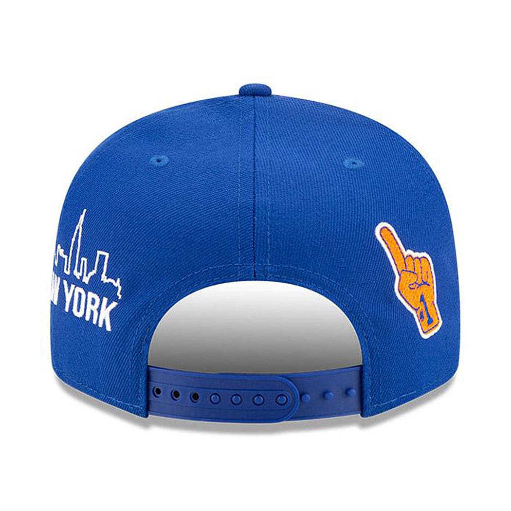 New Era Caps New York Knicks New Era NBA Champions Icon 9FIFTY Snapback Hat - Blue