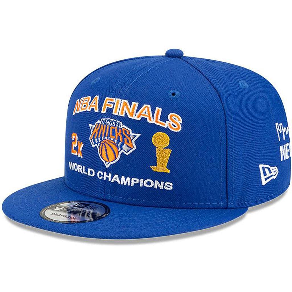 New Era Caps New York Knicks New Era NBA Champions Icon 9FIFTY Snapback Hat - Blue