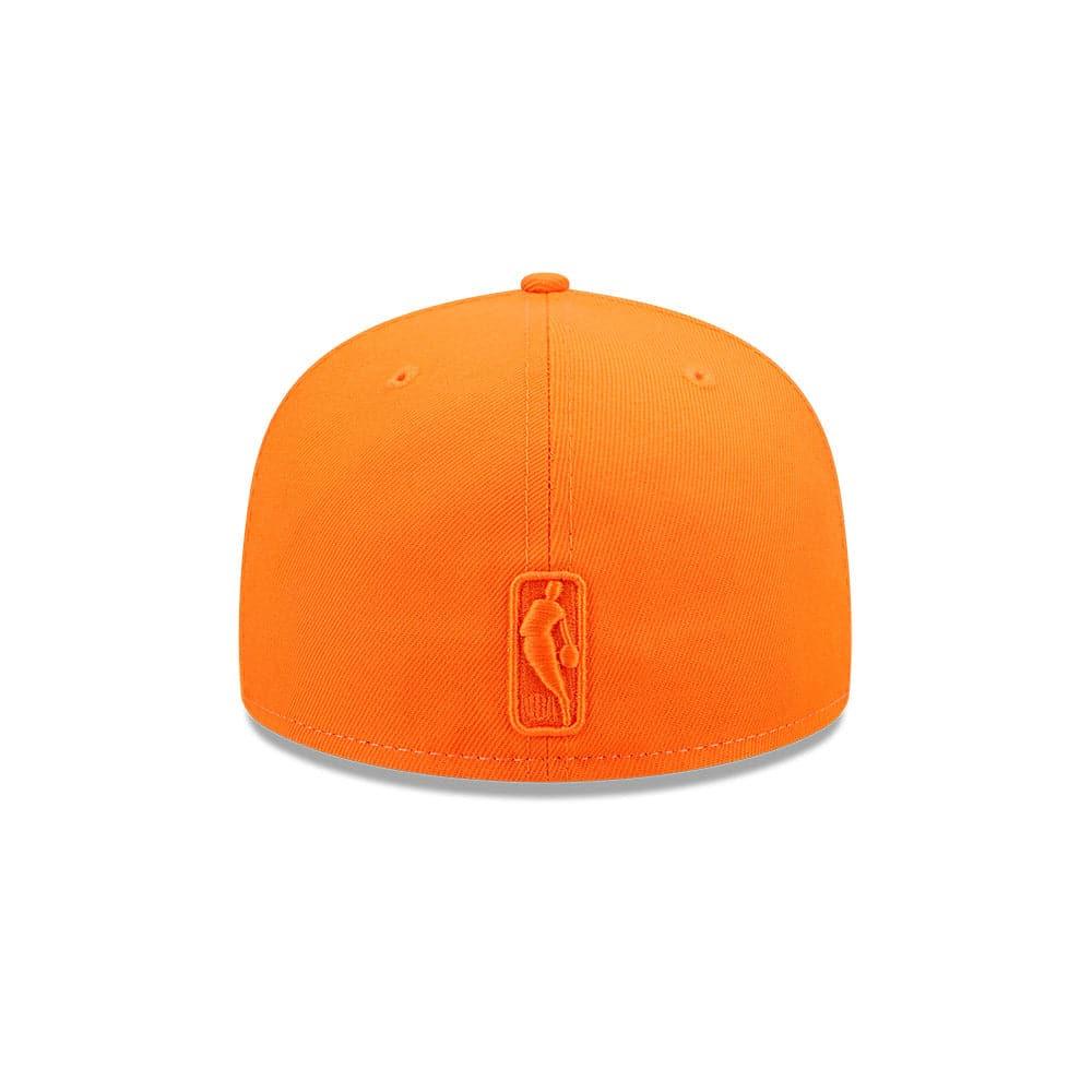 New Era Caps New York Knicks New Era NBA Tonal 2-Tone 59FIFTY Fitted Hat - Orange