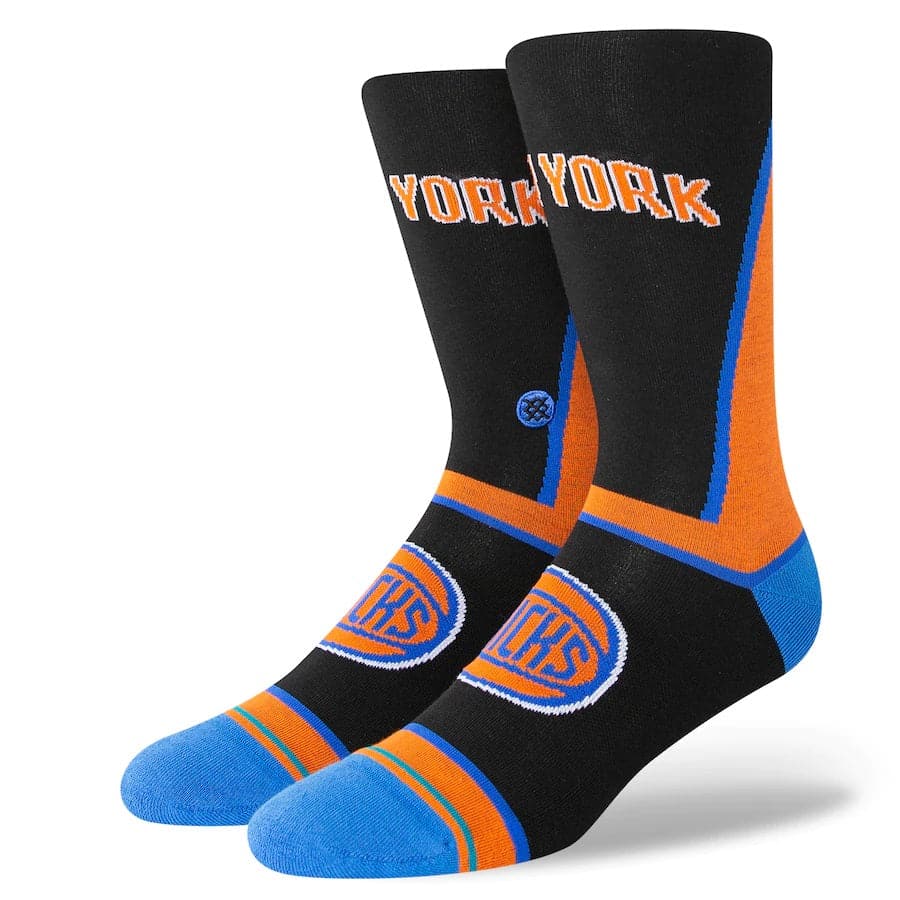 Stance Socks Large (9-12 US) New York Knicks Stance NBA 22-23 City Edition Crew Socks - Black