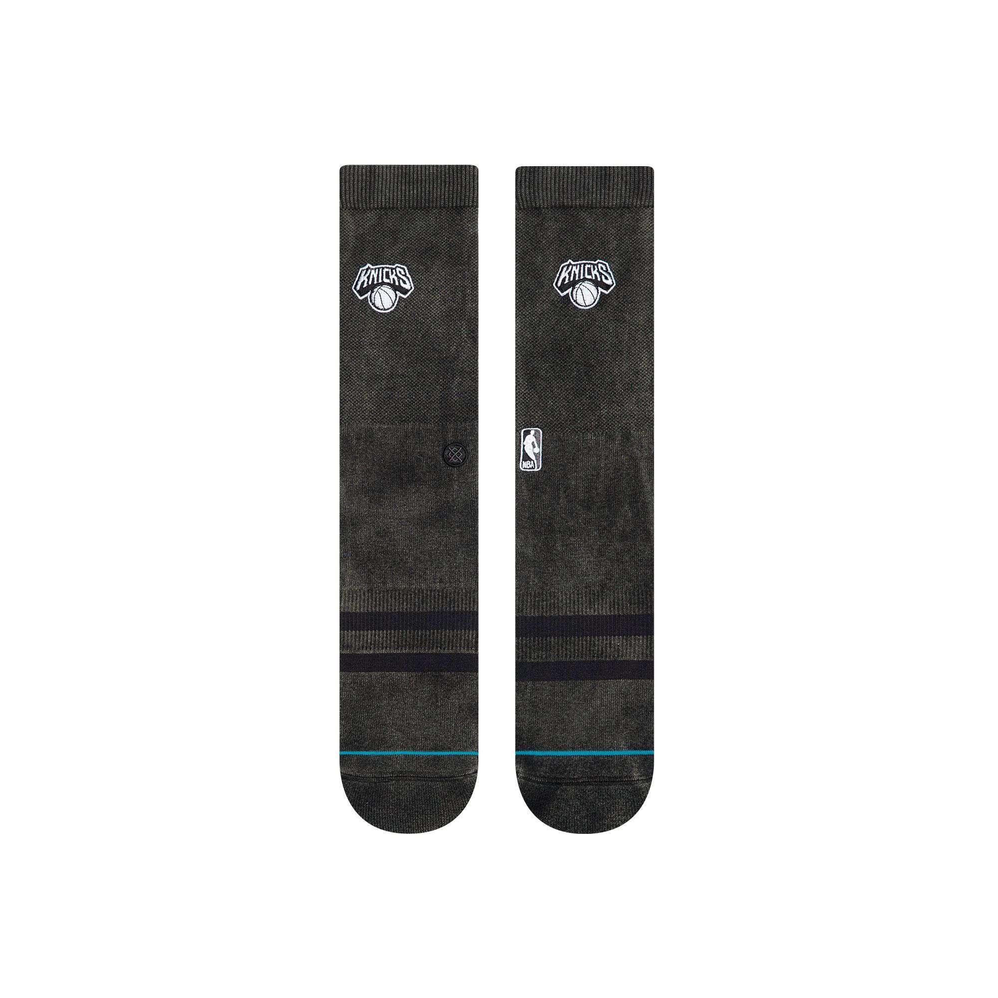 Stance Socks New York Knicks Stance NBA Blacktop Crew Socks - Black