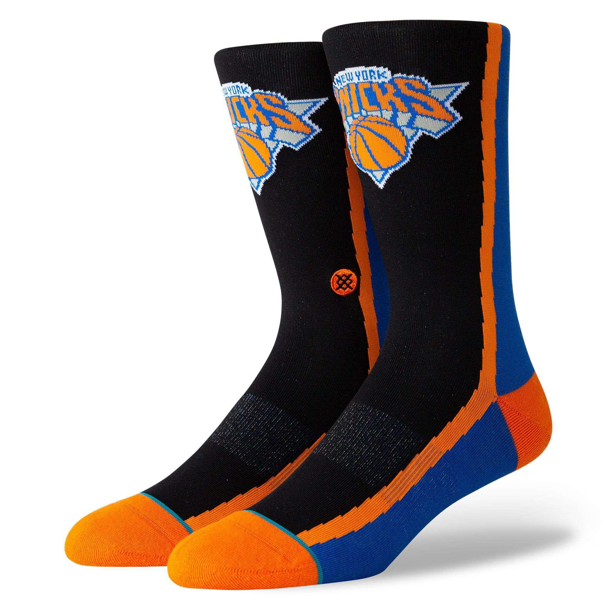 Stance Socks New York Knicks Stance NBA HWC Warmup Crew Socks - Black/Blue