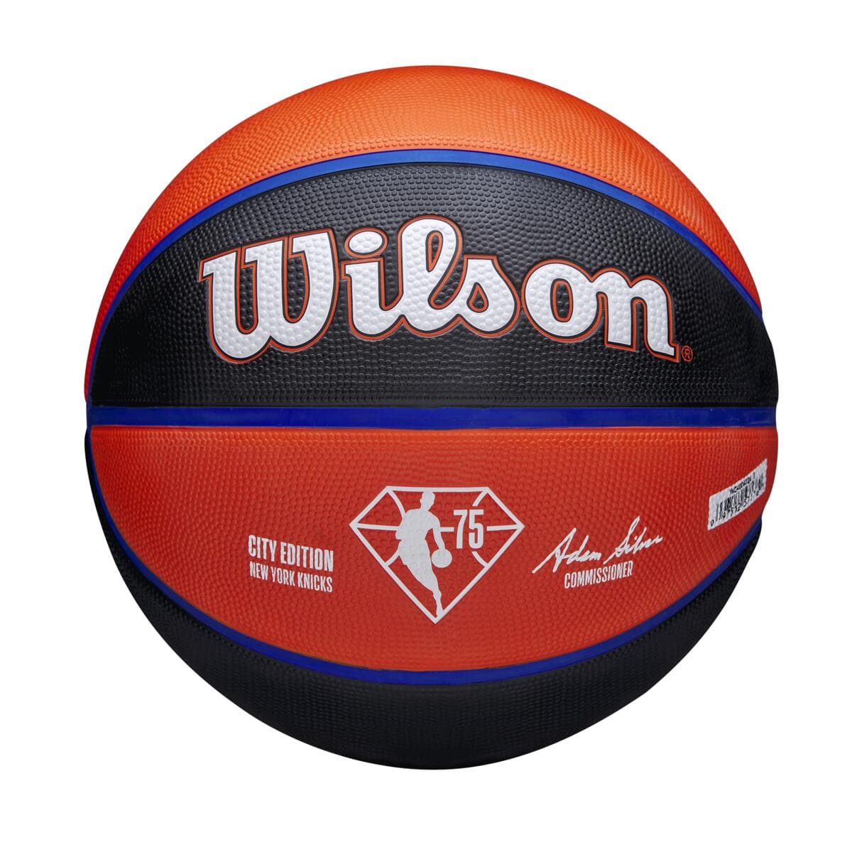 Wilson Sporting Goods Balls New York Knicks Wilson NBA 21-22 City Edition Full Size Basketball Ball - Size 7