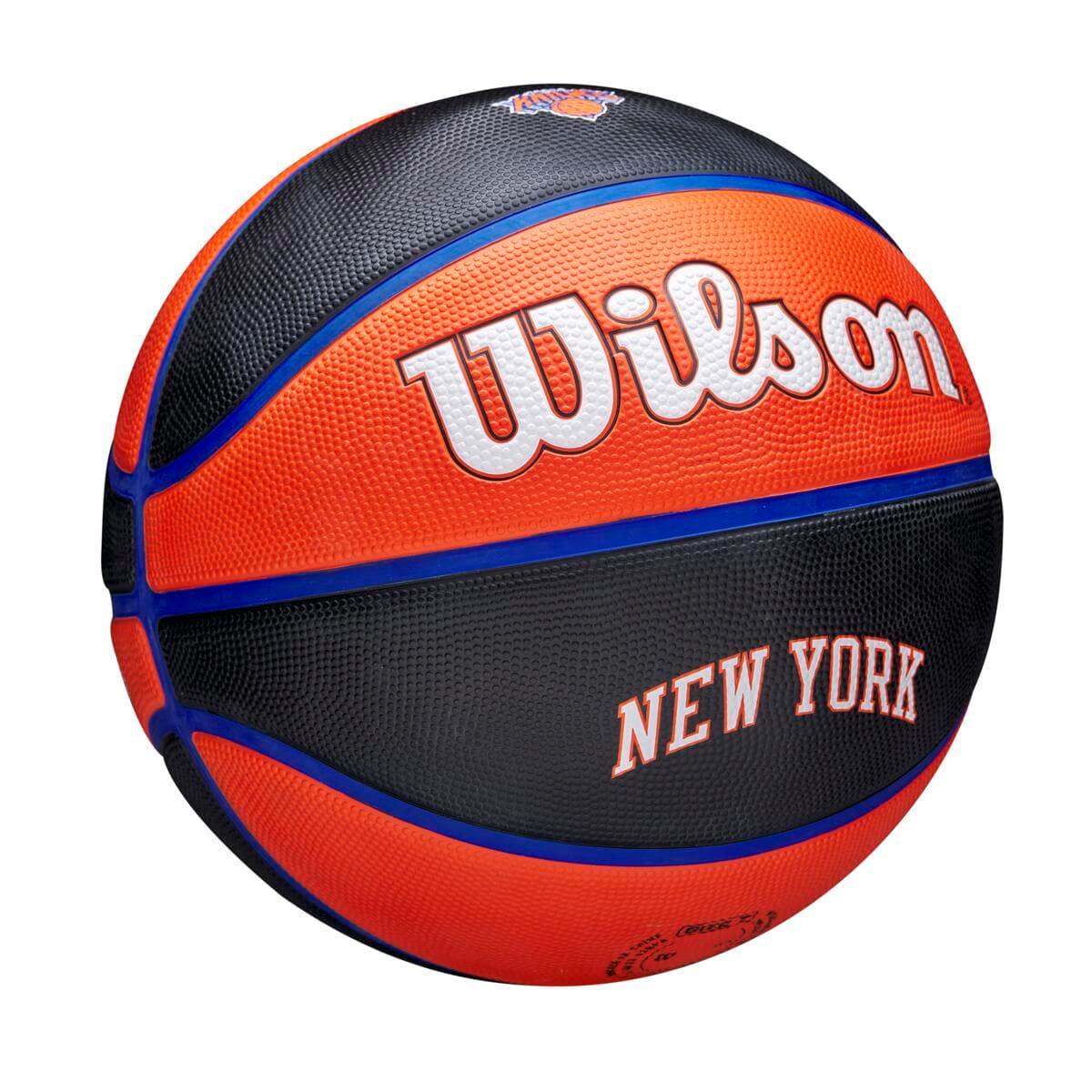 Wilson Sporting Goods Balls New York Knicks Wilson NBA 21-22 City Edition Full Size Basketball Ball - Size 7