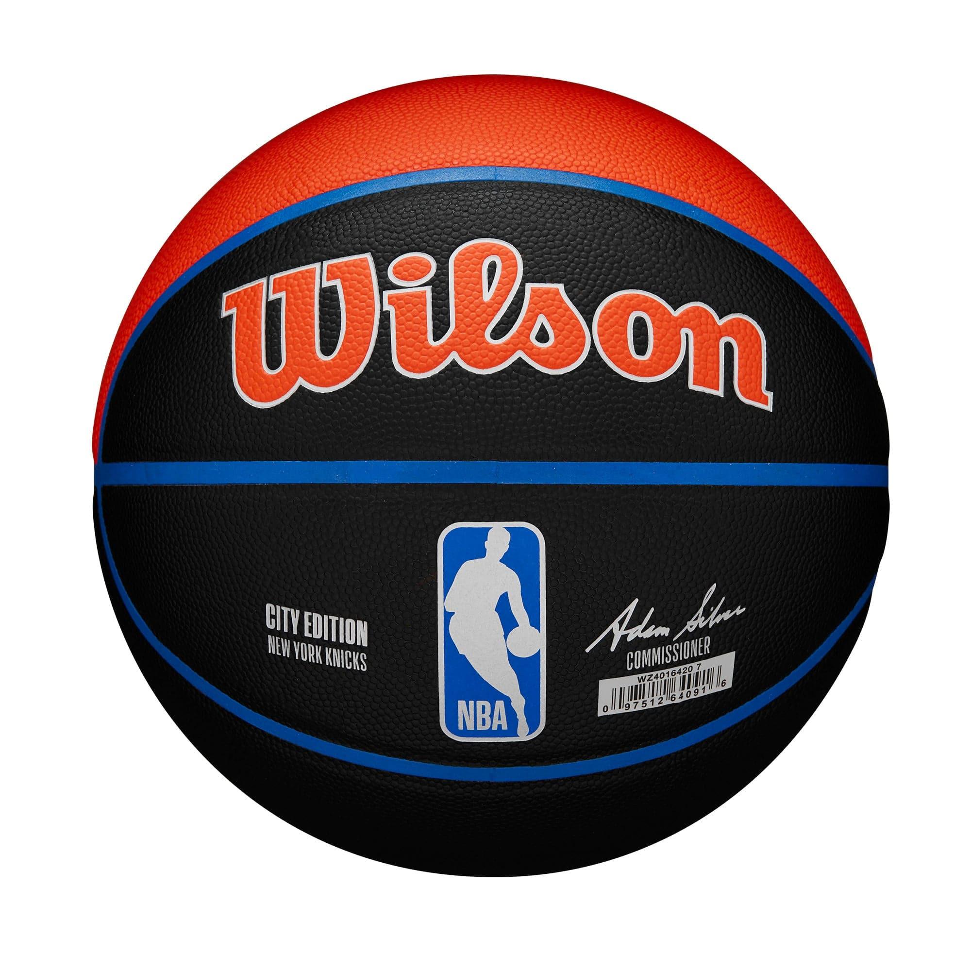 Wilson Sporting Goods Balls New York Knicks Wilson NBA 22-23 City Edition Collectors Basketball Ball