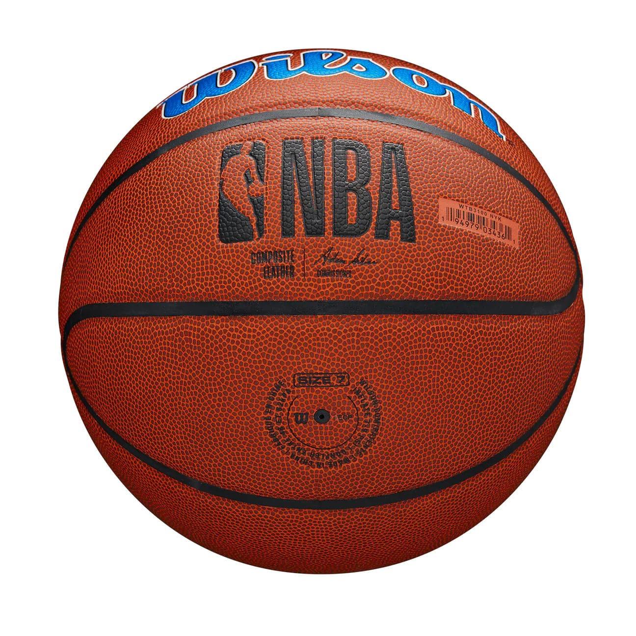 Wilson Sporting Goods Balls New York Knicks Wilson NBA Team Full Size Basketball Ball
