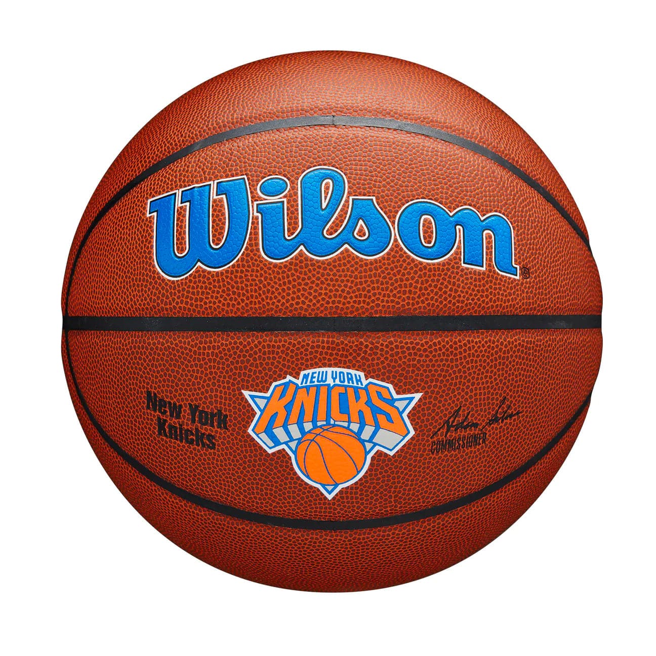 Wilson Sporting Goods Balls New York Knicks Wilson NBA Team Full Size Basketball Ball