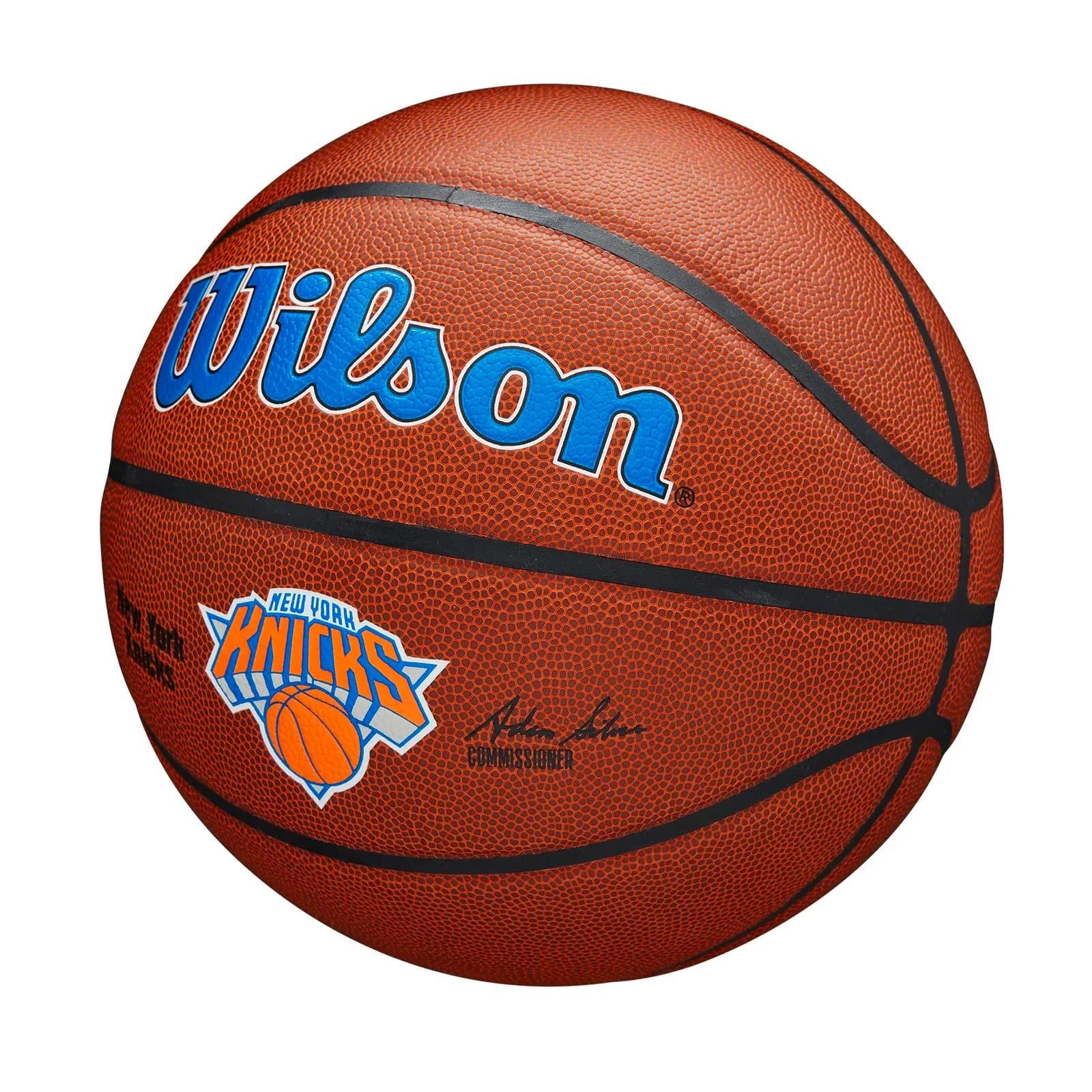 Wilson Sporting Goods Balls New York Knicks Wilson NBA Team Full Size Basketball Ball