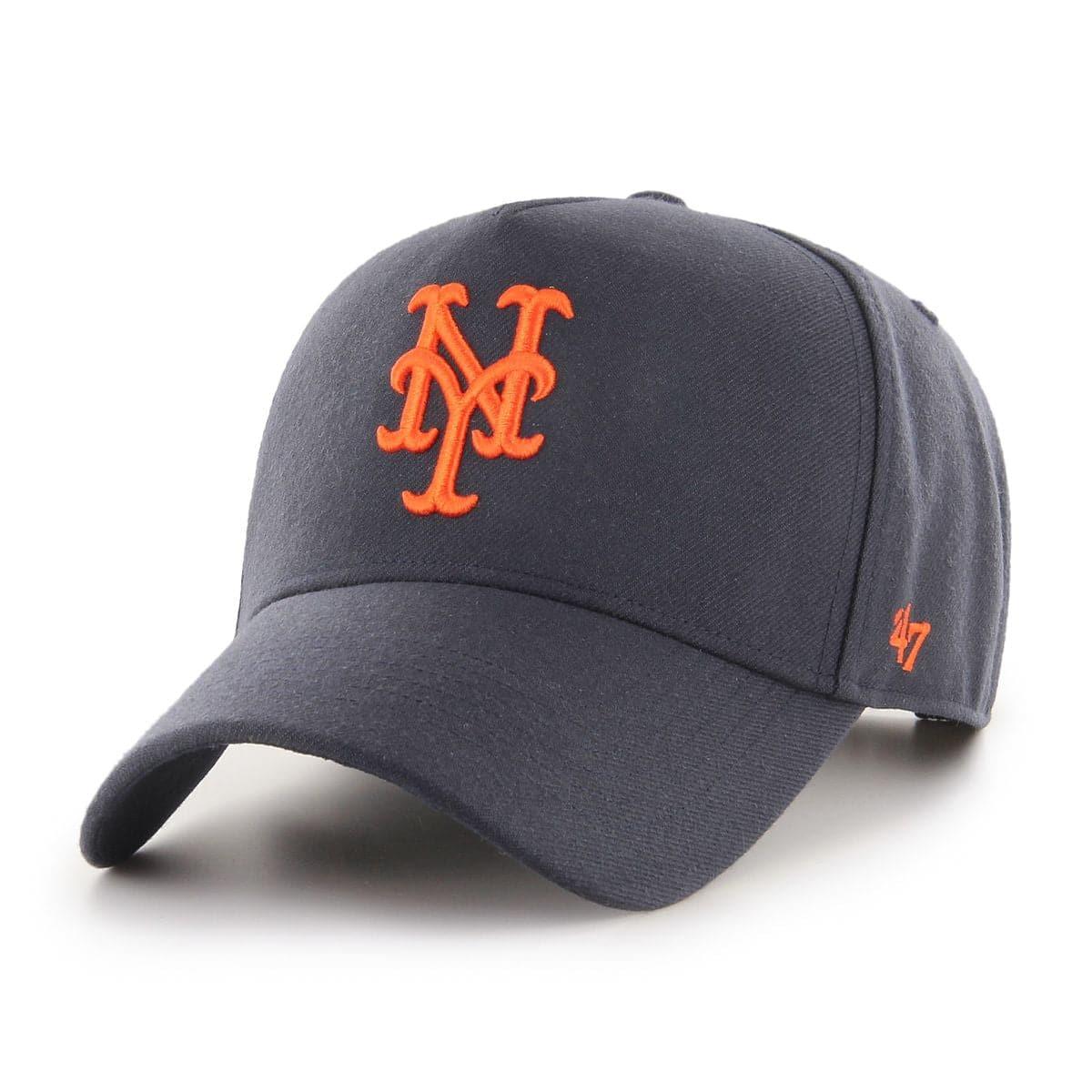47 Brand Caps New York Mets '47 MLB Replica MVP DT Pinch Curve Snapback Hat - Navy