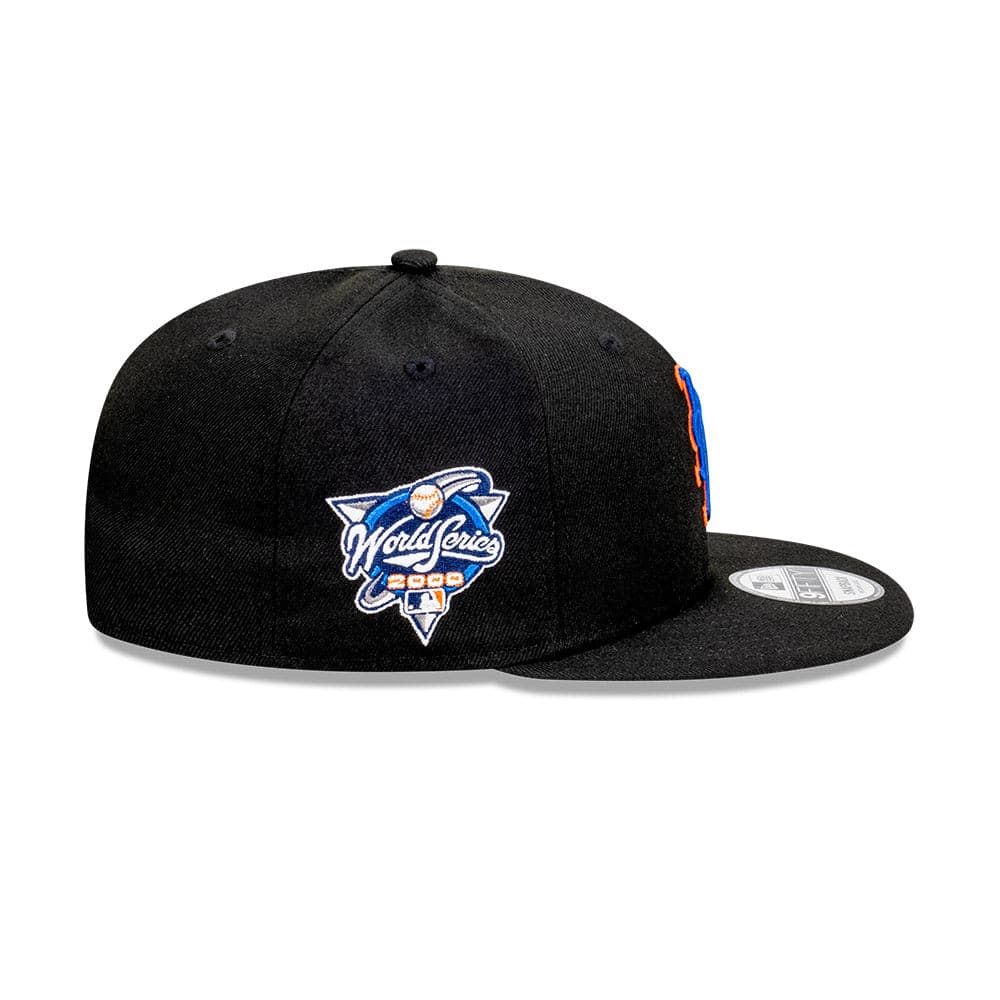 New Era Caps M/L New York Mets New Era MLB 2000 World Series Patch 9FIFTY Snapback Hat - Black