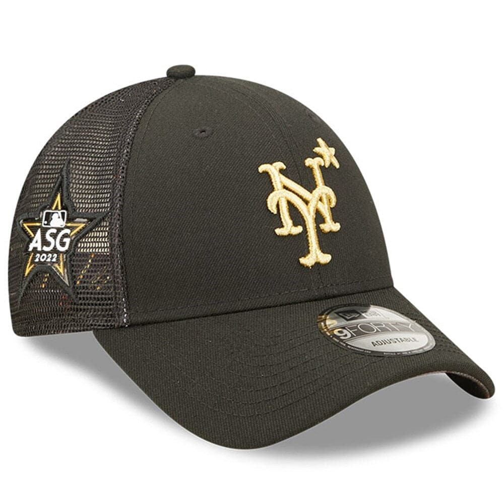 New Era Caps New York Mets New Era MLB 2022 All-Star Game 9FORTY Trucker Snapback Hat - Black