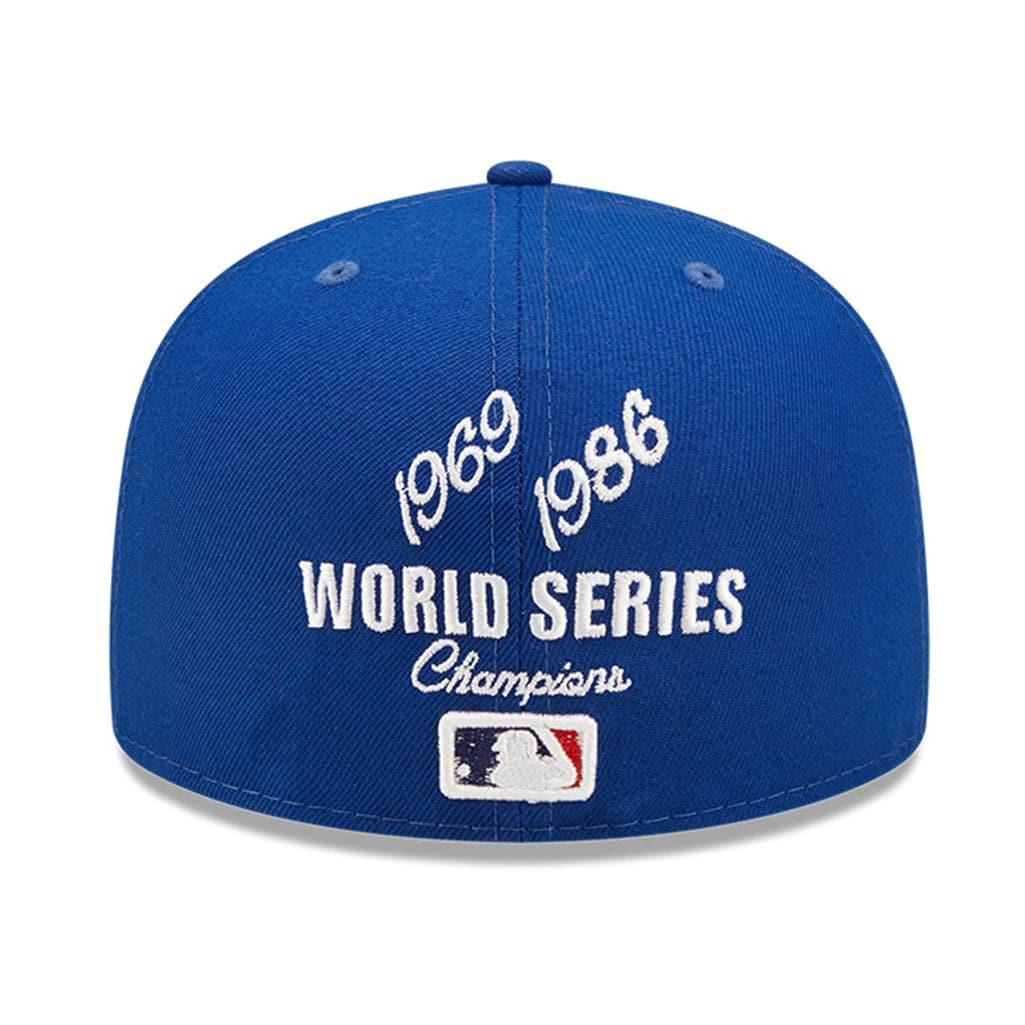 New Era Caps New York Mets New Era MLB Crown Champs 59FIFTY Fitted Hat - Blue
