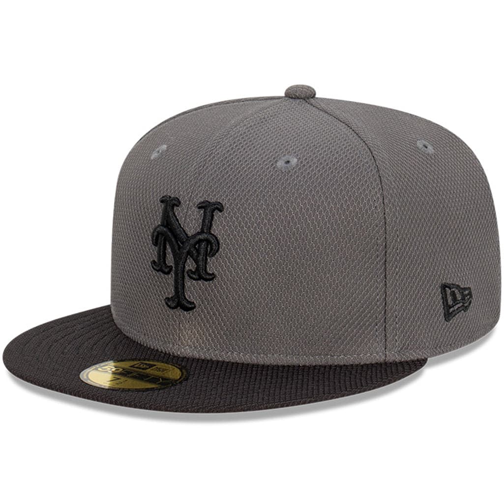 New Era Caps New York Mets New Era MLB Storm Diamond Era 59FIFTY Fitted Hat - Graphite