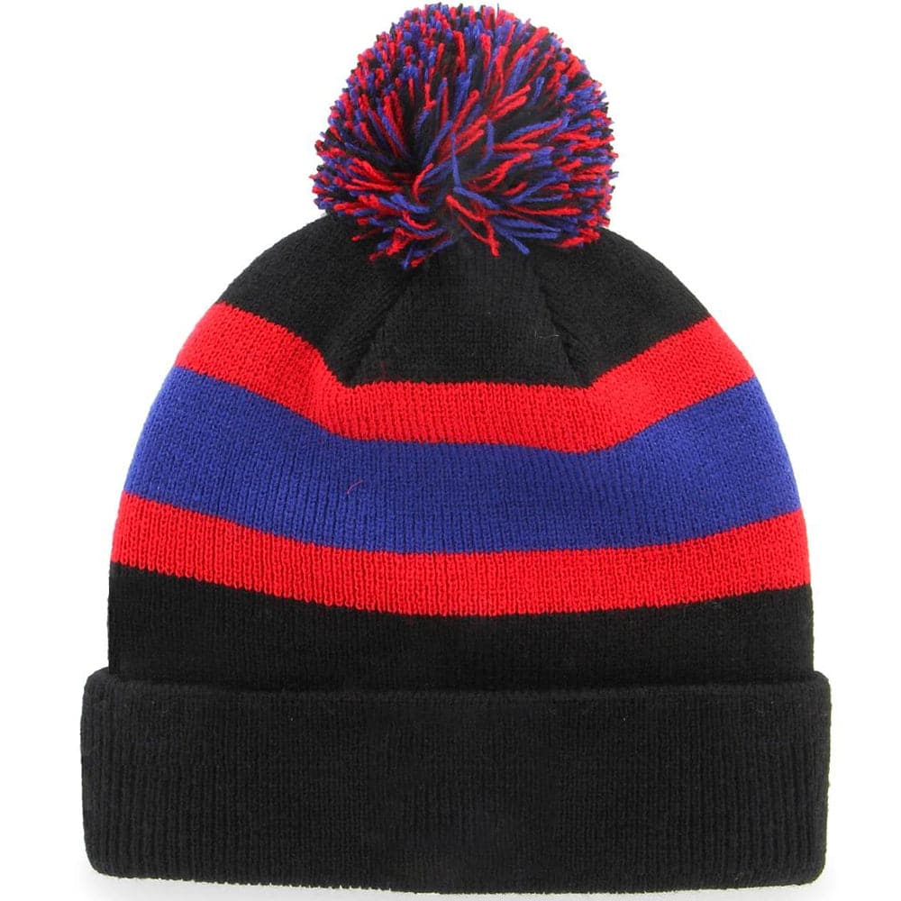 47 Brand Beanies New York Rangers '47 NHL Breakaway Pom Knit Beanie - Black