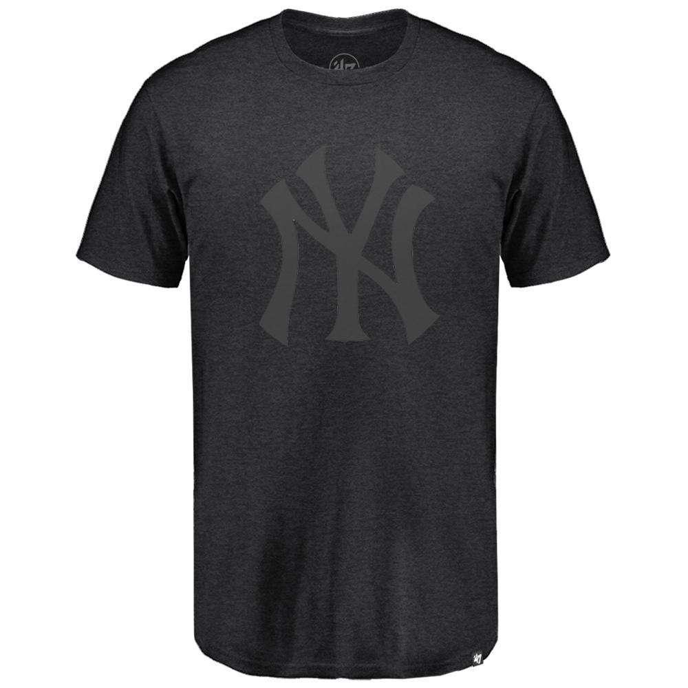 47 Brand T-Shirts New York Yankees '47 MLB Black Imprint T-Shirt - Charcoal Marle