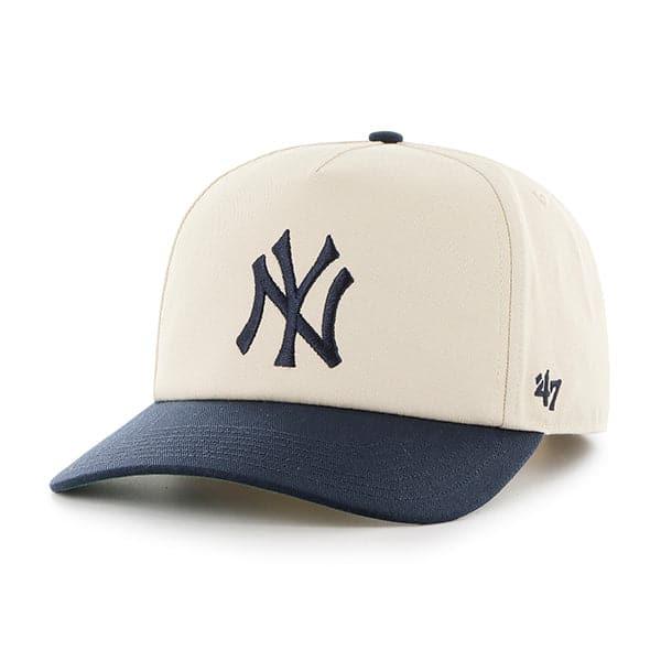 47 Brand Caps New York Yankees '47 MLB Team 2T Nantasket Pre-Curved Snapback Hat - Natural